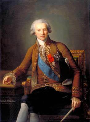 elisabeth vigee-lebrun Portrait of the Comte de Vaudreuil oil painting image